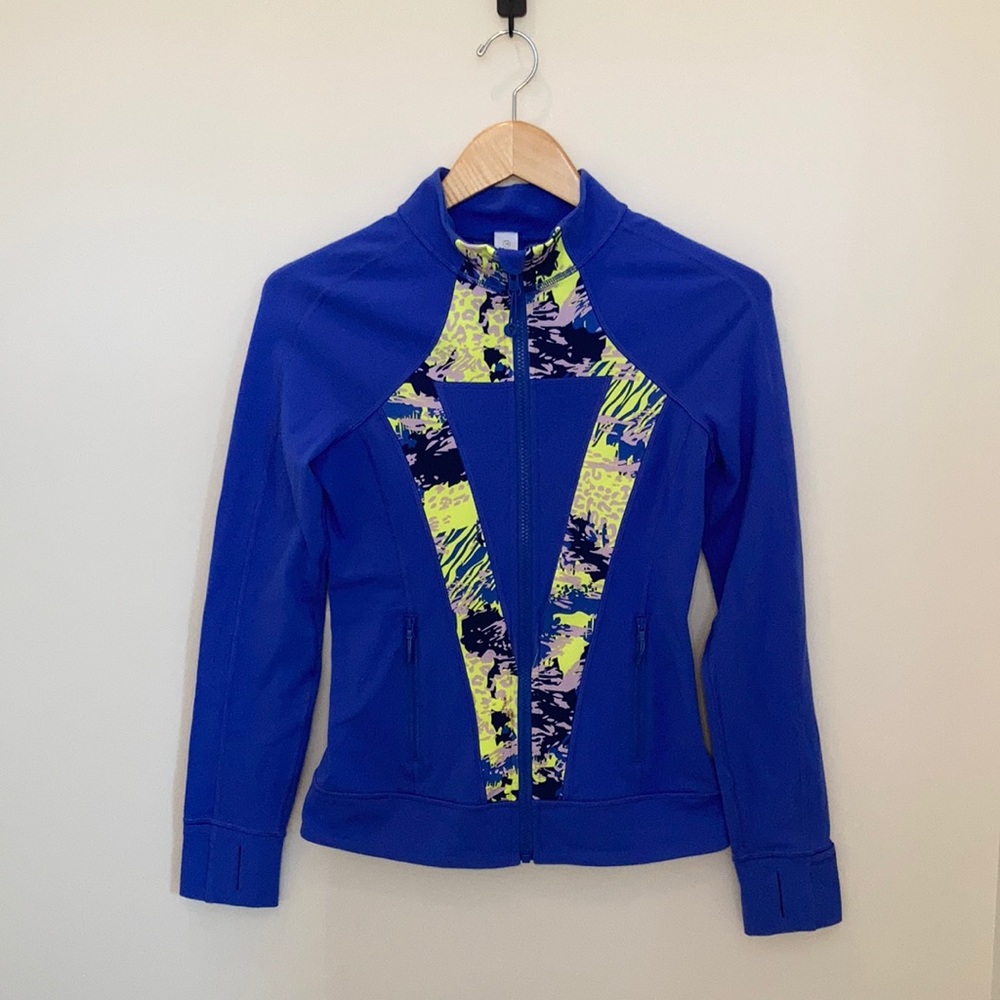Ivivva Girls’ Logo Jacket Purple/Green Multicolor